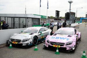 DTM, Hockenheim I. Mercedes-AMG Motorsport DTM Team, DTM, Lucas Auer, Mercedes-AMG C 63 DTM BWT Gary Paffett, Mercedes-AMG C 63 DTM Mercedes Me