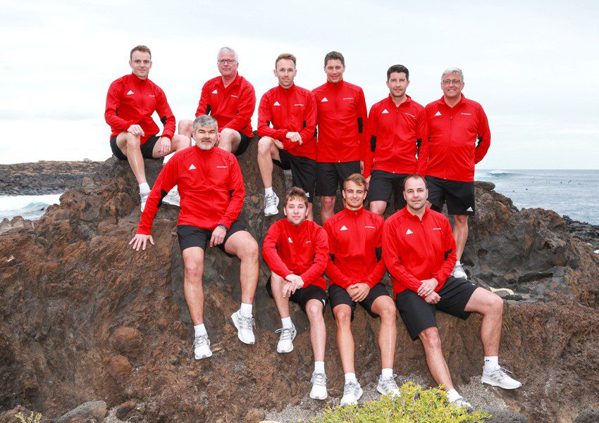 Audi Fitnesswoche Lanzarote 2018 Jamie Green, Arno Zensen, René Rast, Loïc Duval, Mike Rockenfeller, Ernst Moser, Dieter Gass, Robin Frijns, Nico Müller, Thomas Biermaier