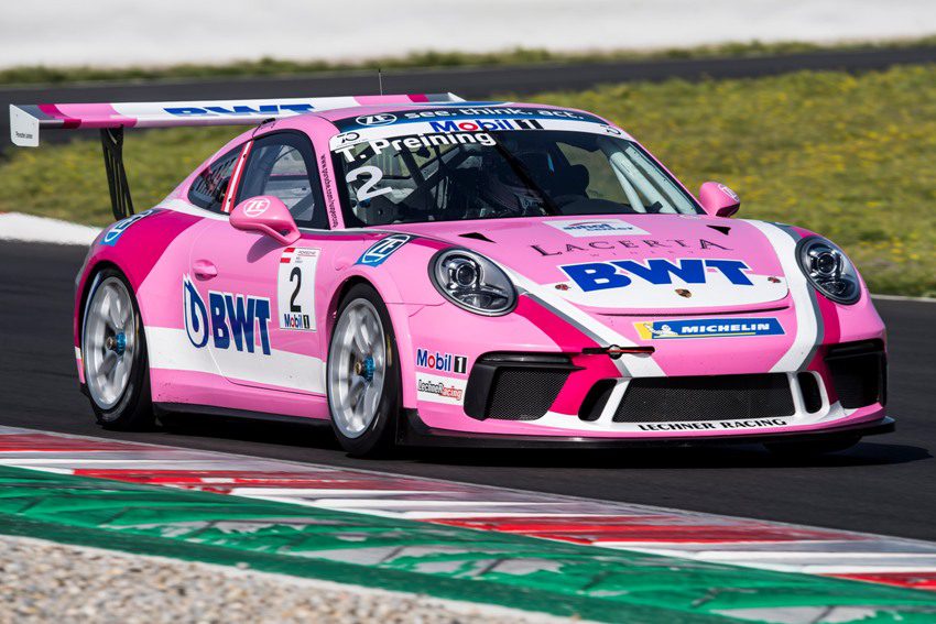 Porsche 911 GT3 Cup, Thomas Preining (A), Porsche Mobil 1 Supercup, Barcelona 2018 Porsche 911 GT3 Cup, Thomas Preining (A), Porsche Mobil 1 Supercup, Barcelona 2018 © Porsche Motorsport