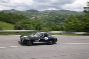 Mercedes-Benz 300 SL „Gullwing“ (W 198), 1000 Miglia 2018, Etappe von Cervia nach Rom am 17. Mai 2018 © Daimler AG