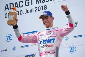 Porsche Carrera Cup Podium Thomas Preining (A), BWT Lechner Racing © Porsche Motorsport
