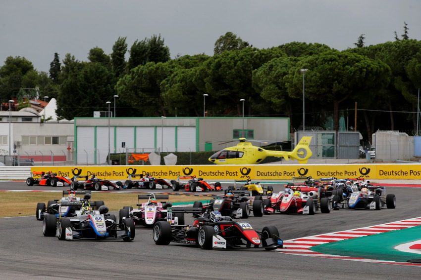 Formel 3 EM Misano Rennen 2 Formel 3 EM Misano Rennen 2 Rennstart © F3 EM