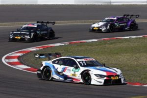 Marco Wittmann (GER) BMW Driving Experience M4 DTM BMW M4 DTM, Bruno Spengler (CAN) BMW Bank M4 DTM and Joel Eriksson (SWE) BMW M4 DTM © BMW M Motosport