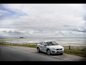 Volvo C30 Electric Testflotte des Volvo C30 Electric beim Surf Cup auf Sylt