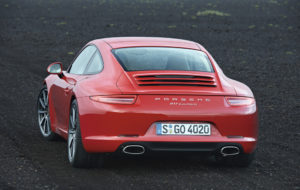 Heckansicht des Porsche 911 Carrera