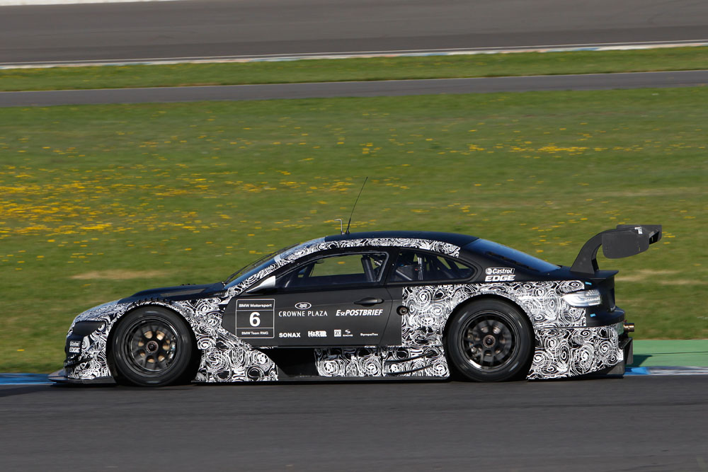 BMW M3 DTM bei Tests auf dem Lausitzring