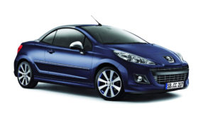 Peugeot 207 CC Limited Edition in Metallic Blau und Silber