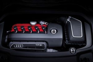 2.5 TFSI Fünfzylinder Motor des Audi Q3 Vail