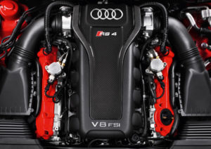 Audi RS 4 Avant Motor des neuen RS4