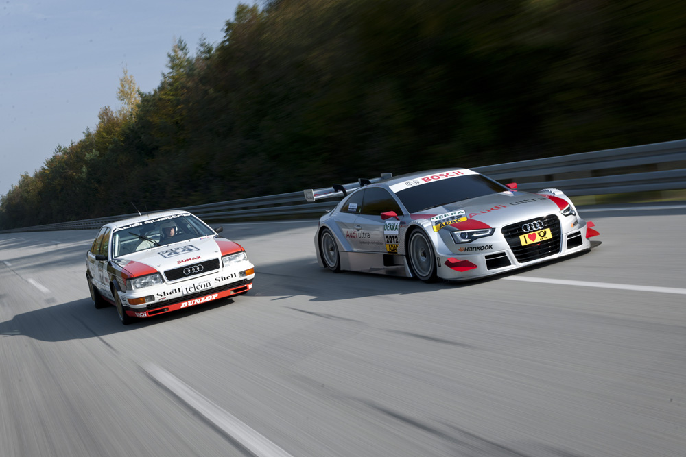 Audi V8 quattro DTM und Audi A5 DTM