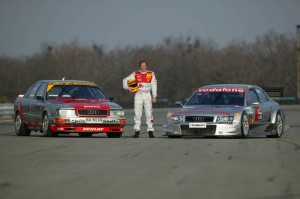 Audi V8 quattro DTM und Audi A4 DTM Fahrer Frank Biela gewann auf Anhieb den Titel mit dem V8 quattro DTM