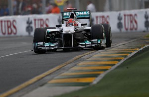 Formel 1 2012 GP Australien Michael Schumacher fällt mit Getriebeschaden aus Formel 1 2012 GP Australien Melbourne Michael Schumacher fällt mit Getriebeschaden aus