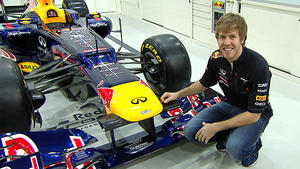 Sebastian Vettel mit Abbey