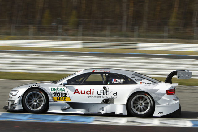 Audi A5 DTM Team Abt vor Rennpremiere in der DTM