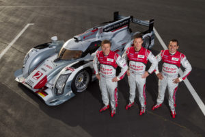 Audi R18 e-tron quattro mit Marcel Fässler (CH), André Lotterer (D), Benoît Tréluyer (F)