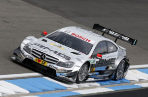 Jamie Green macht den Doppelsieg beim Auftakt der DTM Saison 2012 für Mercedes perfekt