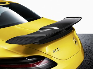 SLS AMG Coupe Black Series Aerodynamikpaket mit Carbon Komponenten