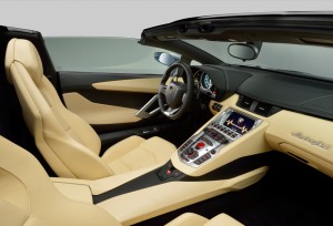 Lamborghini Aventador Roadster überarbeiteter Innenraum und Interieur