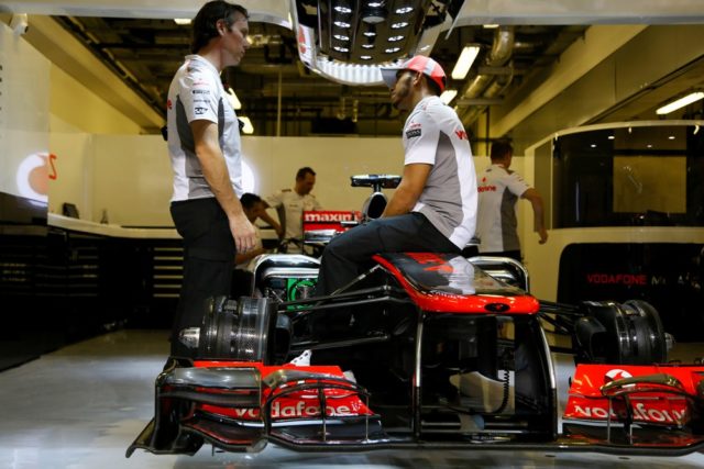 Lewis Hamilton Abu Dhabi 2012