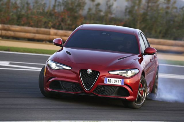 Topmodell Neue Alfa-Romeo Giulia-Quadrifoglio Modell 2016