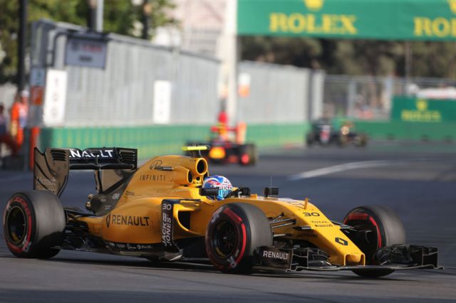 F1 Jolyon Palmer beim GP von Europa in Baku