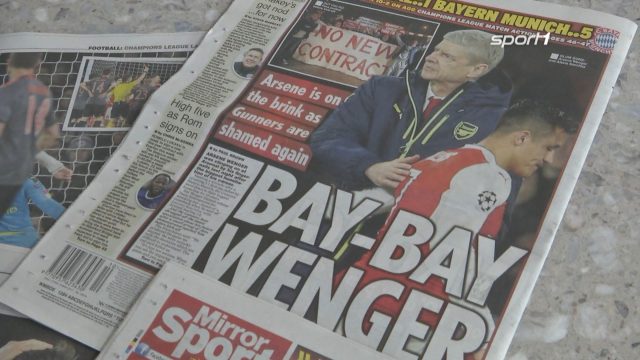 Englische Presse zerlegt Wenger Englische Presse zerlegt Wenger