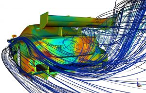 Strömung BMW M4 DTM CFD-Strömungsberechnungen