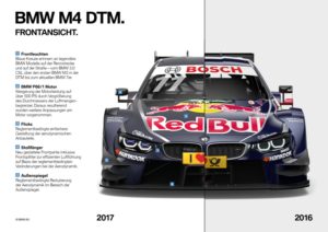 DTM 2017 BMW M4 Unterschied Front 2017 zu 2016