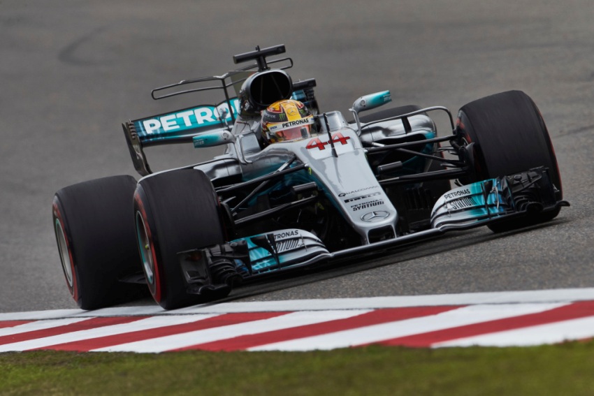 Formel 1 GP Spanien 2017. Lewis Hamilton holt die Pole Position
