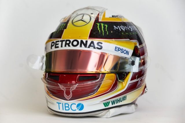 Mercedes AMG Petronas Motorsport, Lewis Hamilton Helm Mercedes AMG Petronas Motorsport, Lewis Hamilton Helm