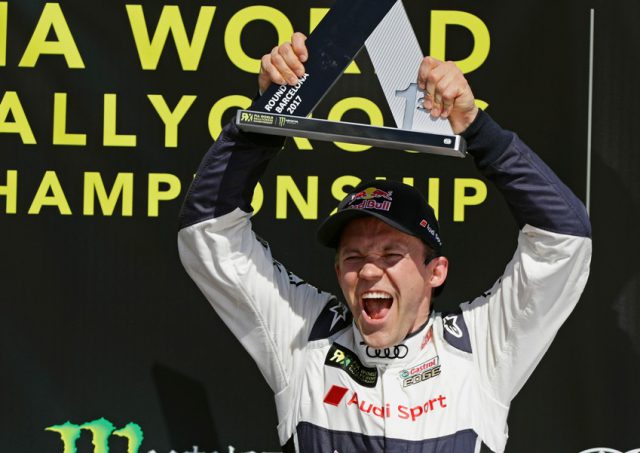 Traumstart für Ekström FIA Rallycross WM 2017. Traumstart für Ekström FIA Rallycross WM 2017.