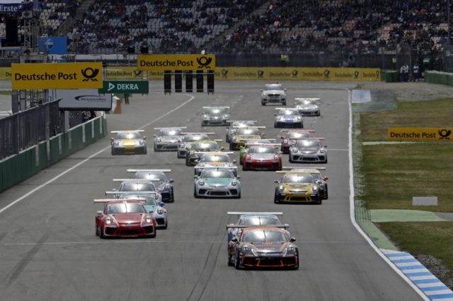 Porsche Carrera Cup Start Michael Ammermüller (D), Porsche Carrera Cup Deutschland Hockenheimring 2017