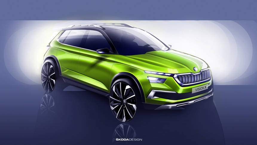 Vision X Weltpremiere Genfer Autosalon 2018 Foto: © Skoda