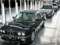 BMW 3er Limousine nach 35 Jahren rollt der letzte 3er BMW vom Band im Werk Rosslyn