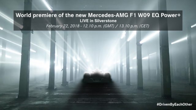 Präsentation Mercedes AMG F1 W09 EQ Power+ für die F1 Saison 2018-Livestream Foto: © Daimler AG