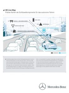 Daimler und HERE bringen HD Live Map in künftige Mercedes-Benz Modelle Foto: © Daimler AG