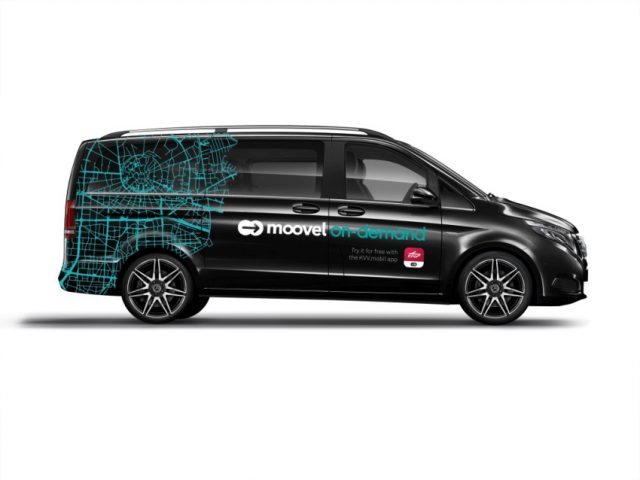 on-demand Ridesharing: moovel Group und Karlsruher Verkehrsverbund mit zusätzlichem Mobilitätsangebot während der IT-Trans Fachmesse Foto: © Daimler AG