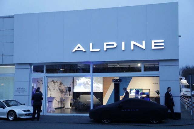 Alpine A110 Alpine Centre, Service-Stützpunkt, 2018 © Alpine