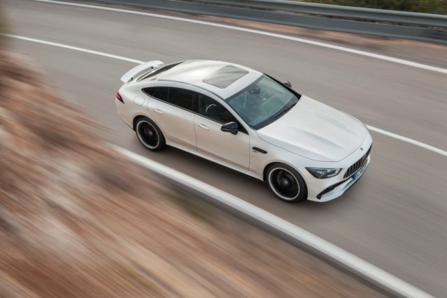Mercedes-AMG GT 53 4MATIC+ 4-Türer Coupe, AMG Night-Paket Mercedes-AMG GT 53 4MATIC+ 4-Türer Coupe, AMG Night-Paket Foto: © Daimler AG