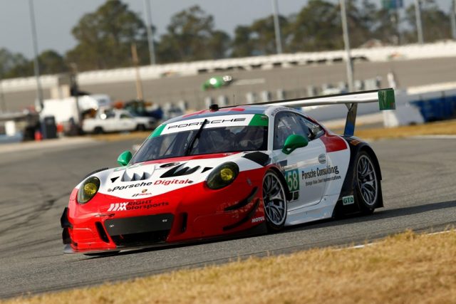 Porsche 911 GT3 R (58), Wright Motorsports: Patrick Long, Christina Nielsen, Mathieu Jaminet, Robert Renauer Foto: © Porsche Motorsport