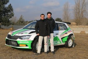 Nach zwei deutschen Meistertiteln in Serie starten die ŠKODA AUTO Deutschland Champions Fabian Kreim/Frank Christian (D/D) in diesem Jahr in der FIA Rallye-Europameisterschaft (ERC) Foto: © Skoda