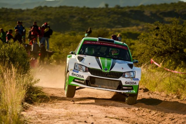 Skoda bei der Rallye Mexiko 2018: Pontus Tidemand/Jonas Andersson (SWE/SWE) wollen im ŠKODA FABIA R5 ihren Vorjahressieg in der Kategorie WRC 2 wiederholen Foto: © Skoda