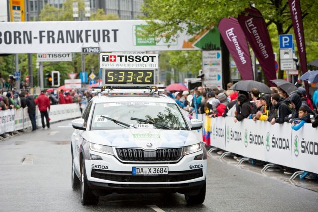 Skoda Hauptsponsor der Deutschland Tour im Radsport Skoda unterstützt die Deutschland Tour als Hauptsponsor und ist Partner des Grünen Trikots Foto: © Skoda