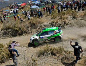 Skoda bei der Rallye Mexiko 2018: Pontus Tidemand/Jonas Andersson (SWE/SWE) © Skoda Motorsport