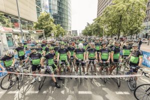 Skoda schickt bei vielen Jedermann-Rennen das eigene Skoda Veloteam an den Start. Foto: © Skoda