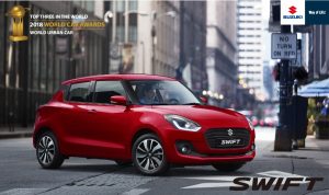 Suzuki Swift auf dem Weg zum World Urban Car 2018 Foto: © Suzuki