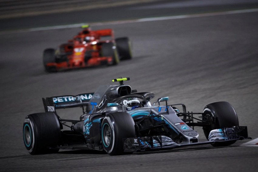 Formel 1 - Mercedes-AMG Petronas Motorsport, Großer Preis von Bahrain 2018 Valtterie Bottas &copy; Mercedes-AMG Petronas Motorsport