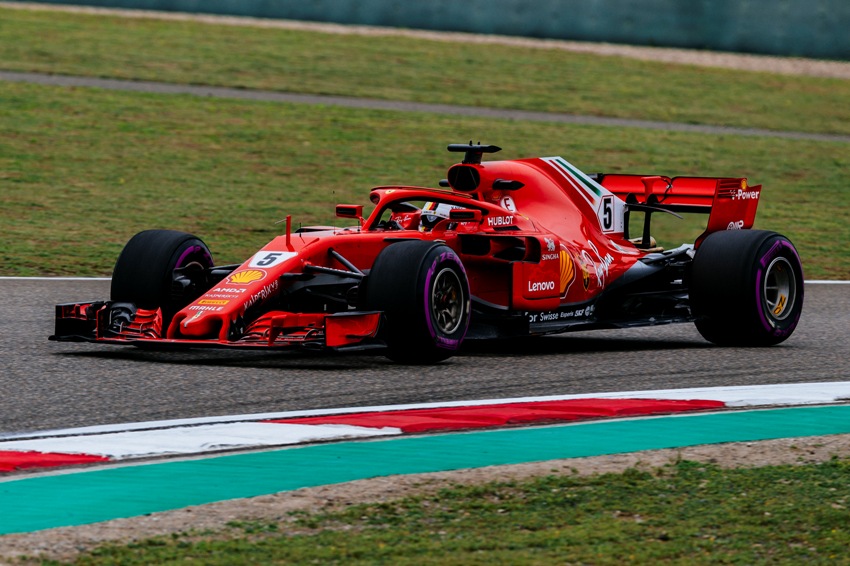 Formel 1 GP von China 2018 Sebastian Vettel. © Ferrari F1