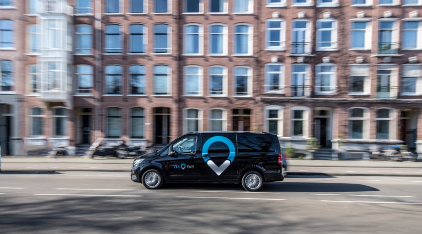 ViaVan startet App-basierten On-Demand Ridesharing-Dienst in Amsterdam ViaVan startet App-basierten On-Demand Ridesharing-Dienst in Amsterdam © Daimler