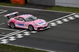 Porsche Carrera Cup Deutschland 2018  Michael Ammermüller (D), Porsche Carrera Cup Deutschland, Sieger Oschersleben 2018  © Porsche